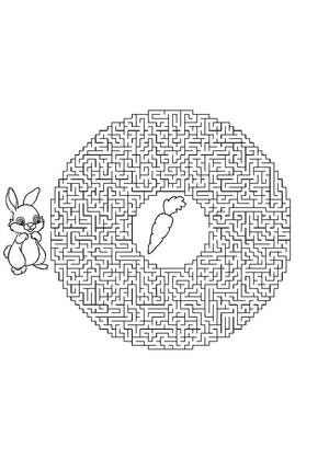 Лабиринты – раскраска 32