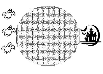 Лабиринты – раскраска 33