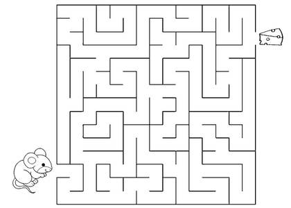 Лабиринты – раскраска 36