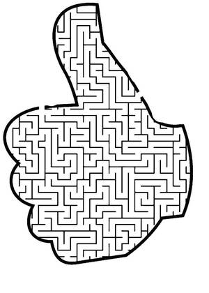 Лабиринты – раскраска 5