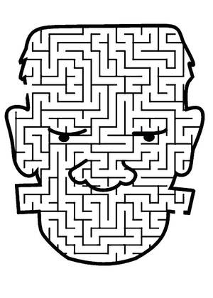 Лабиринты – раскраска 6