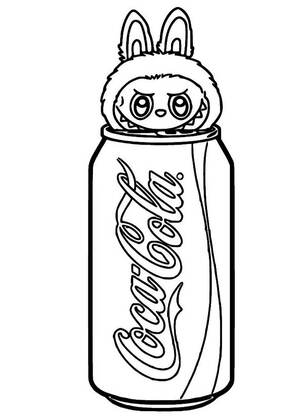 Раскраски Лабубу Лабубу – раскраска 13