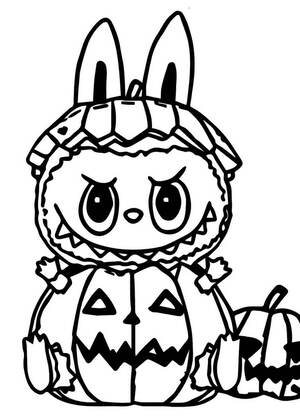 Раскраски Лабубу Лабубу – раскраска 18