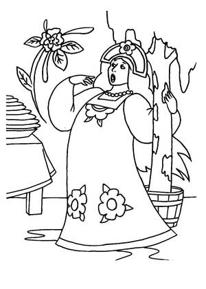 Летучий корабль — раскраска 12