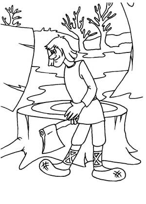 Летучий корабль — раскраска 16