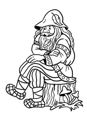 Летучий корабль — раскраска 6