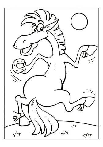 Раскраски Лошадь Лошадь