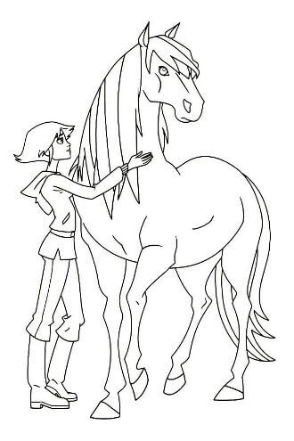 Раскраски Лошадь Лошадь
