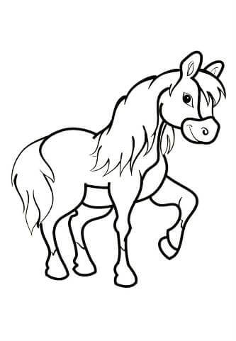 Раскраски Лошадь Лошадь