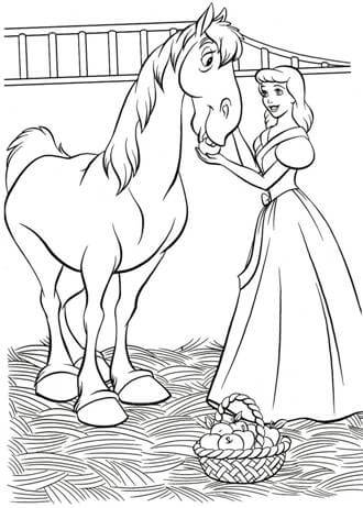 Раскраски Лошадь Лошадь