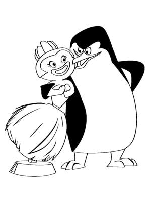 Раскраски Мадагаскар Мадагаскар раскраска 11