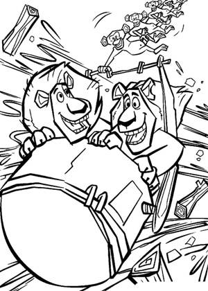 Раскраски Мадагаскар Мадагаскар раскраска 15