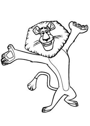 Раскраски Мадагаскар Мадагаскар раскраска 21