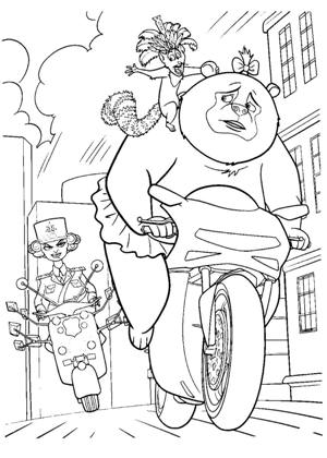 Раскраски Мадагаскар Мадагаскар раскраска 22