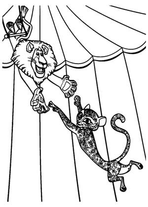 Раскраски Мадагаскар Мадагаскар раскраска 23