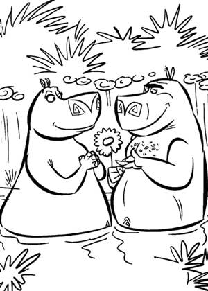 Раскраски Мадагаскар Мадагаскар раскраска 26