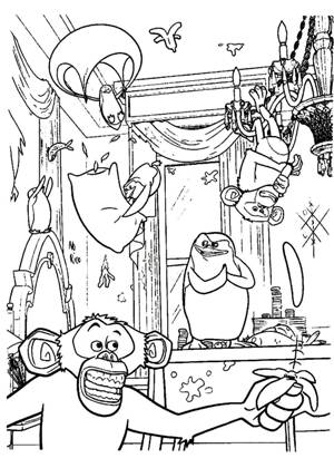 Раскраски Мадагаскар Мадагаскар раскраска 27