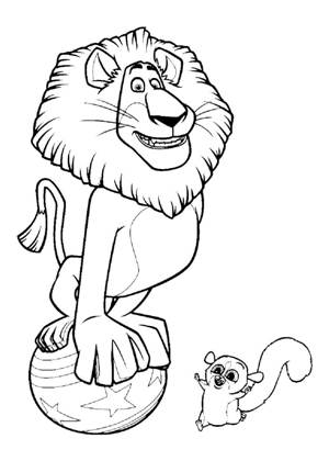 Раскраски Мадагаскар Мадагаскар раскраска 30