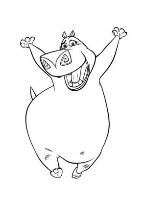 Раскраски Мадагаскар Мадагаскар раскраска 33