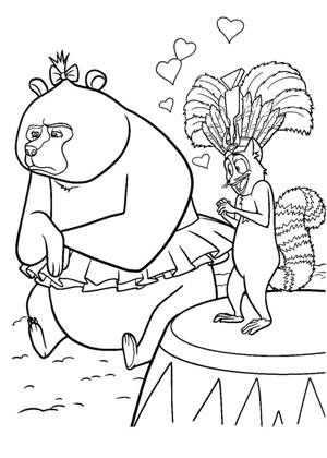 Раскраски Мадагаскар Мадагаскар раскраска 37