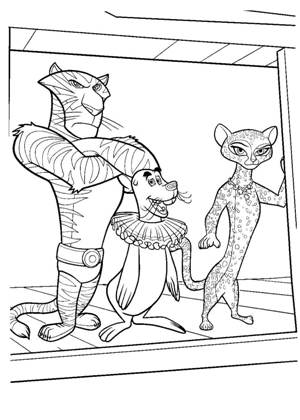 Раскраски Мадагаскар Мадагаскар раскраска 38