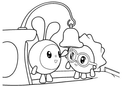 Раскраски Малышарики Малышарики раскраска 11