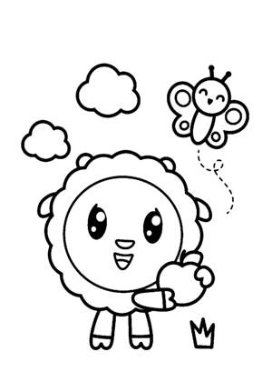 Раскраски Малышарики Малышарики раскраска 12