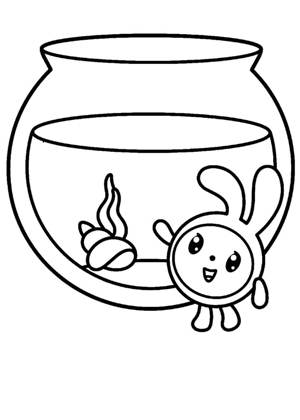 Раскраски Малышарики Малышарики раскраска 15