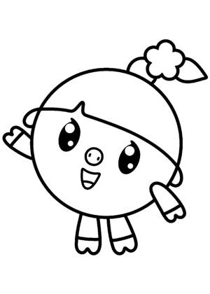 Раскраски Малышарики Малышарики раскраска 18