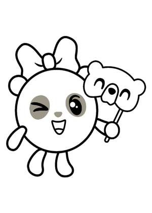 Раскраски Малышарики Малышарики раскраска 23