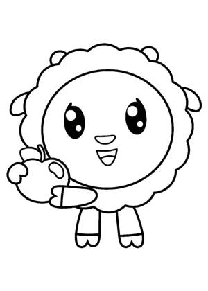 Раскраски Малышарики Малышарики раскраска 26