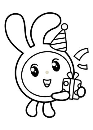 Раскраски Малышарики Малышарики раскраска 27