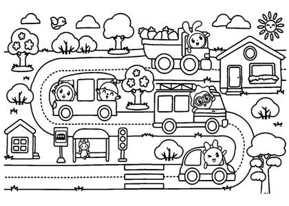 Раскраски Малышарики Малышарики раскраска 5