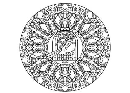 Раскраски Мандалы Мандалы раскраска 11