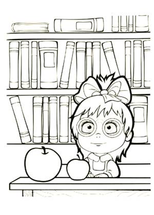 Раскраски Маша и медведь Маша и медведь раскраска 27