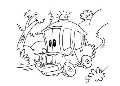 Машинки раскраска 13