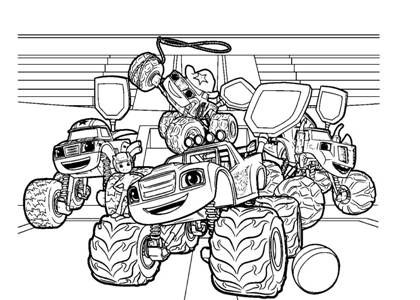 Машинки раскраска 23