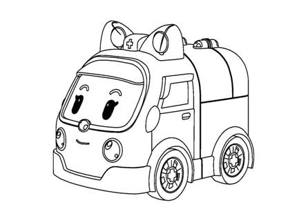 Машинки раскраска 24