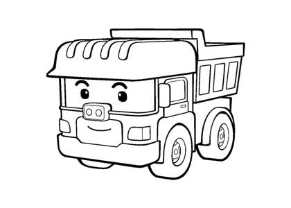 Машинки раскраска 27