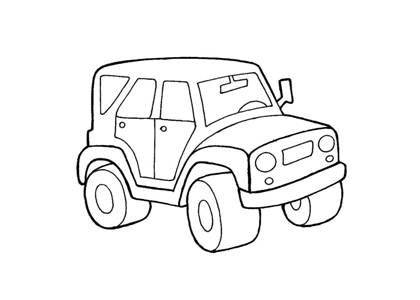 Машинки раскраска 6