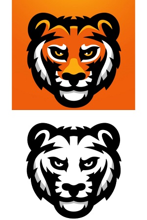 Раскраски Маски Тигра на Новый год Маски Тигра на Новый год – раскраска 10