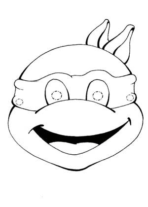 Раскраски Маски Маски раскраска 10