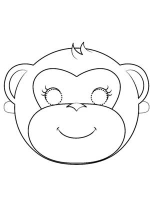 Раскраски Маски Маски раскраска 18