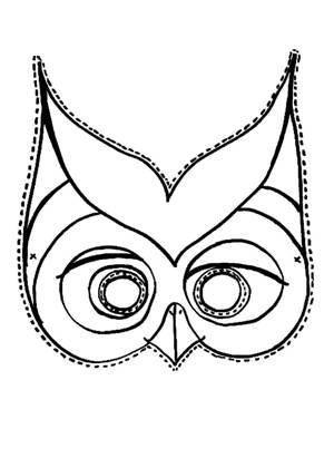 Раскраски Маски Маски раскраска 26