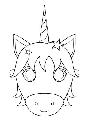 Раскраски Маски Маски раскраска 30