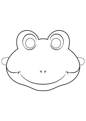 Раскраски Маски Маски раскраска 7