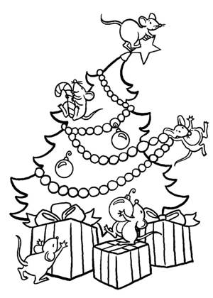 Merry Christmas раскраска 28