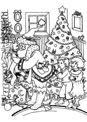 Merry Christmas раскраска 33