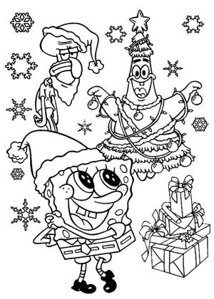 Merry Christmas раскраска 34