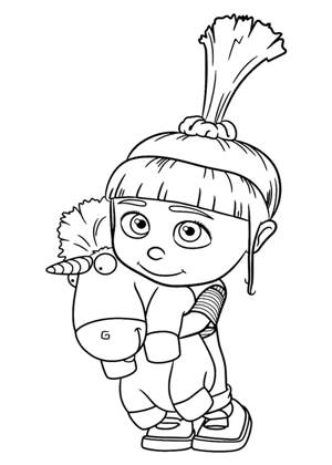 Миньоны раскраска 21